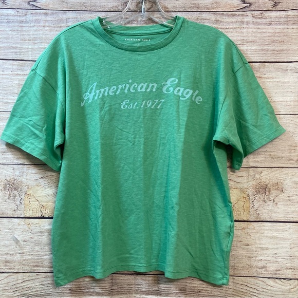 American Eagle Outfitters Graphic Tee Relaxed Boxy Fit Streetwear Size Small - Picture 2 of 8